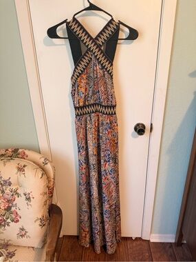 Printed maxi dress